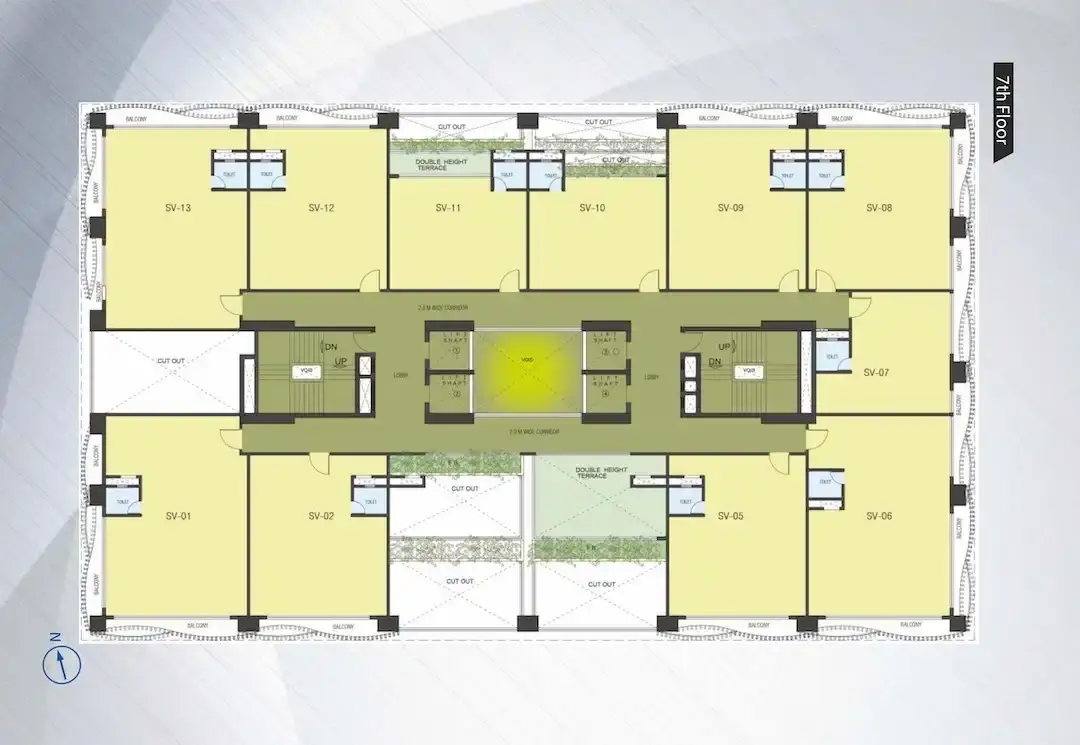 Emami Business Bay Floor Plans