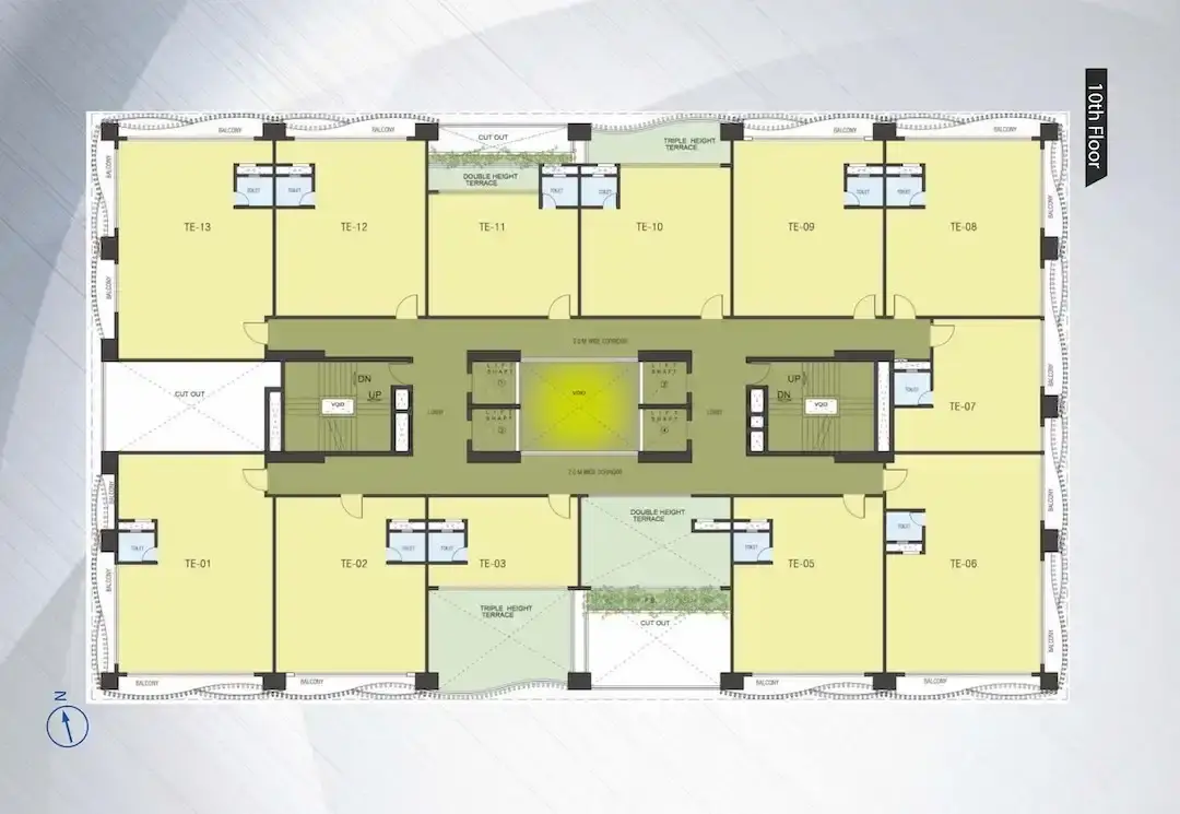 Emami Business Bay Floor Plans
