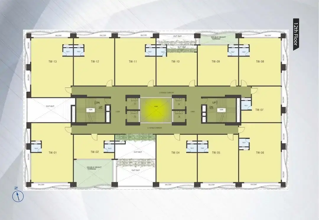 Emami Business Bay Floor Plans