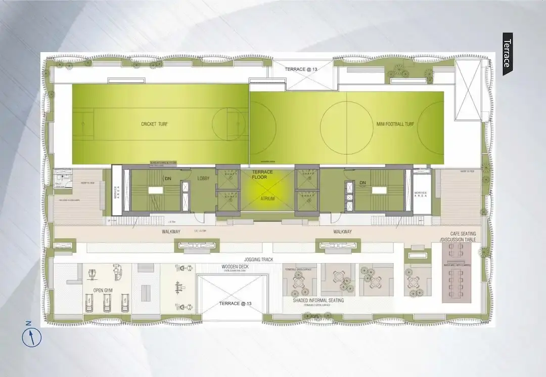 Emami Business Bay Master Layout Plan